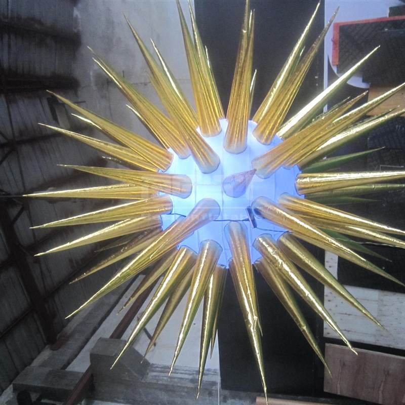 Hot sale Color changing LED lighting wedding stage design inflatable star