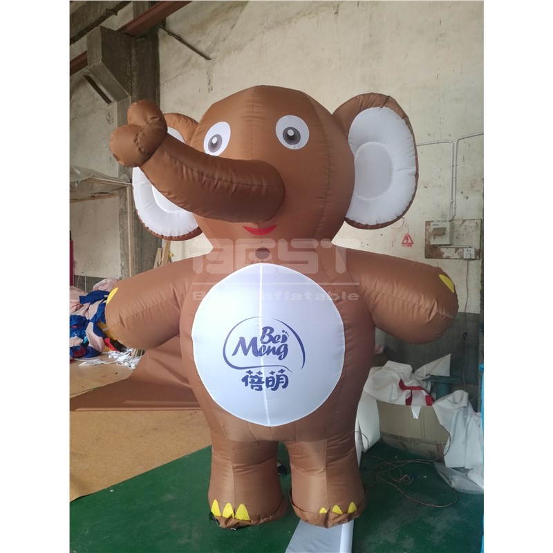 Big Size Advertising Inflatable Toys Outdoor Cartoon Walking Elephant