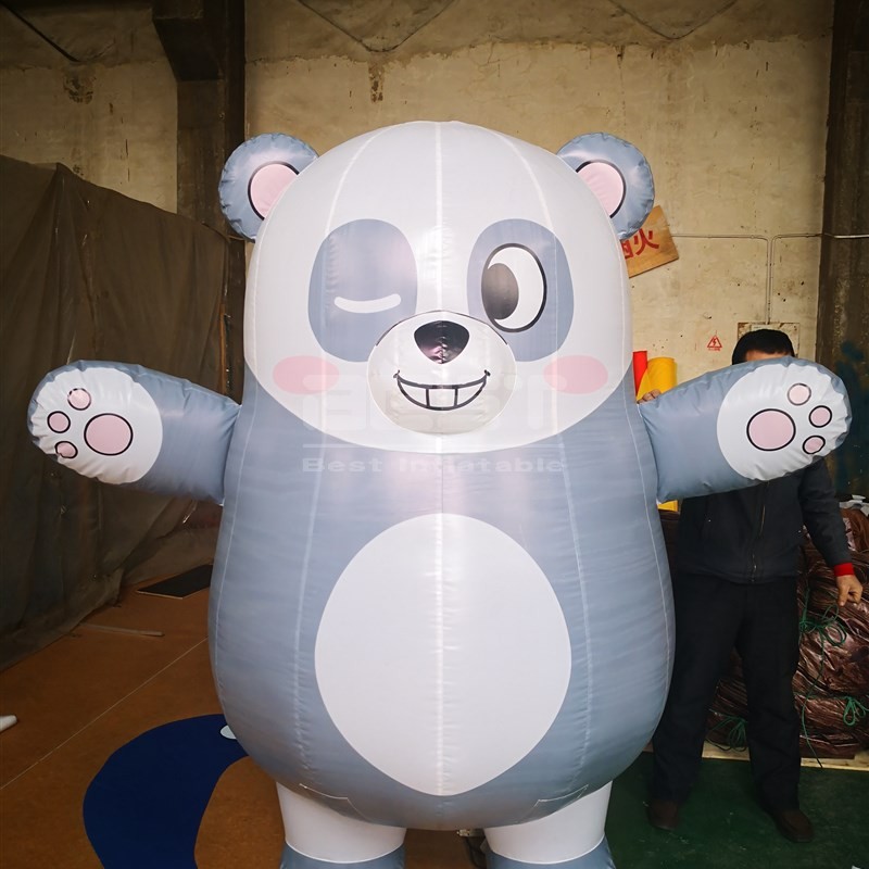 Performance Walking Inflatable Cartoon Bear Suit Adults Size