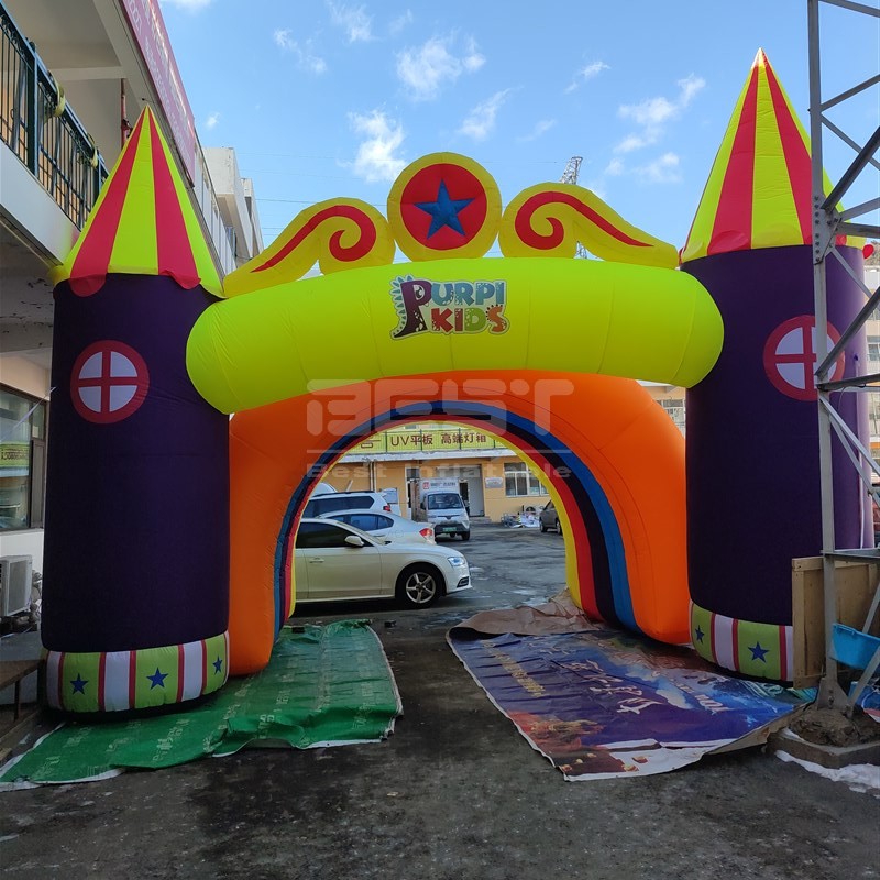 Inflatable Castle Tent Tunnel for Children's Playground Castle Tent