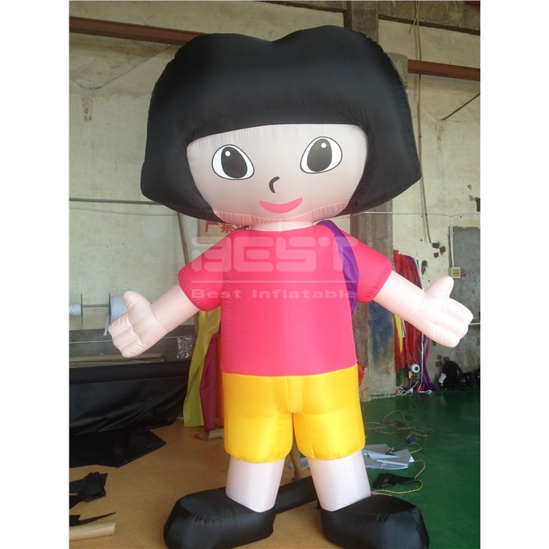 Custom inflatable dora the explorer inflatables balloon doll party decoration for kids
