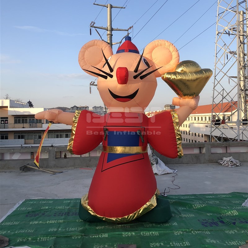 Customized inflatable cartoon animal inflatable cartoon lucky mascot mouse