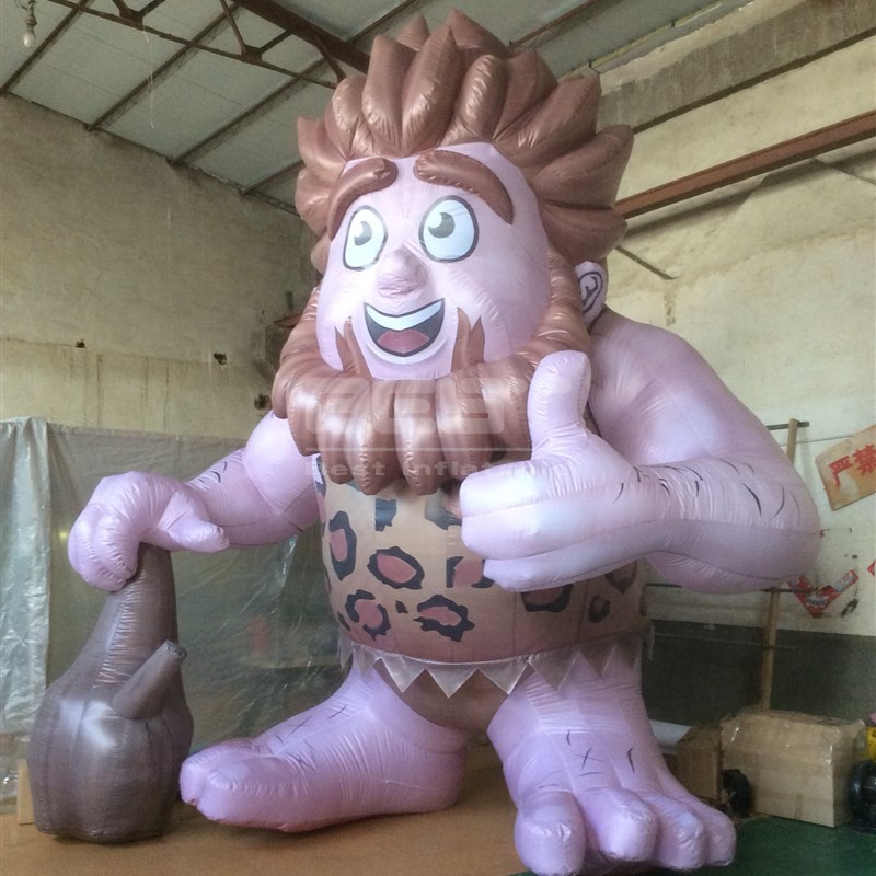 The Humans Inflatable Primitive Man Customized Inflatable Caveman Cartoon For Event