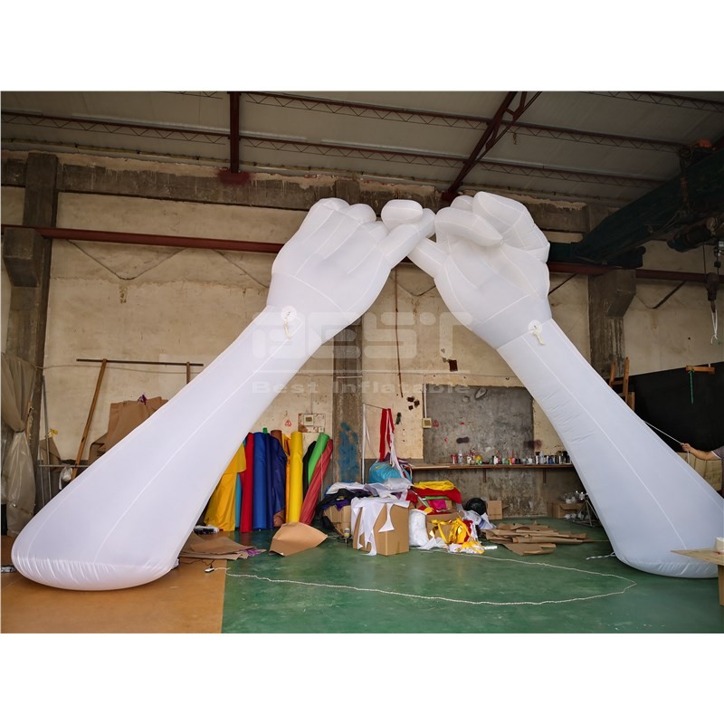 ustomized inflatable palm balloons by manufacturers to display human organs and fingers