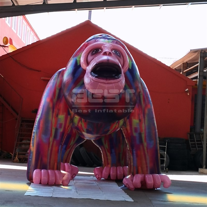 Attractive promotional giant advertising inflatable animal anime inflatable gorillas