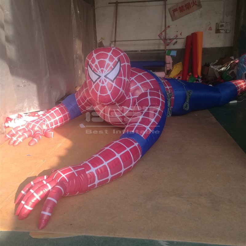 Custom Giant Marvel Hero Character Model Inflatable Spiderman Balloon for Theme Party Decoration