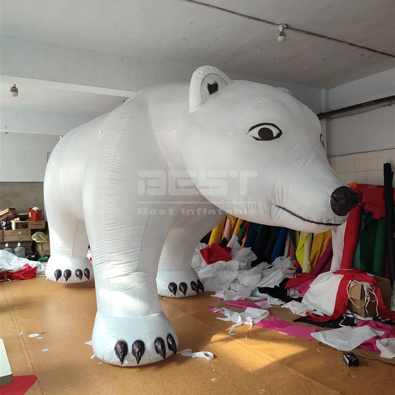 Inflatable Polar Bear Puppet Costume for Event Parade