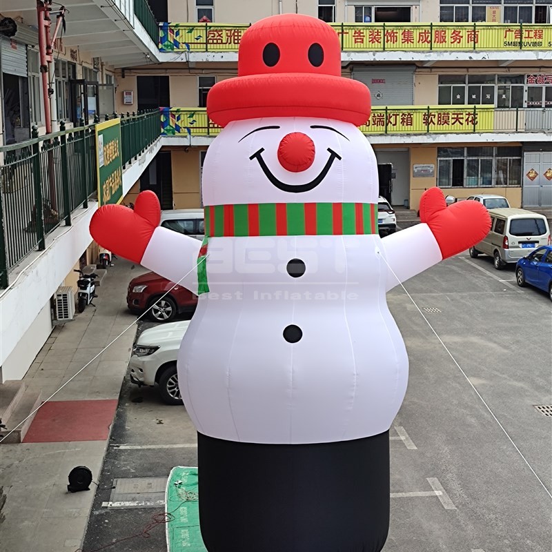Most Popular Inflatable Snow Man With Led Lights Snowman Led Lights Christmas Snowman