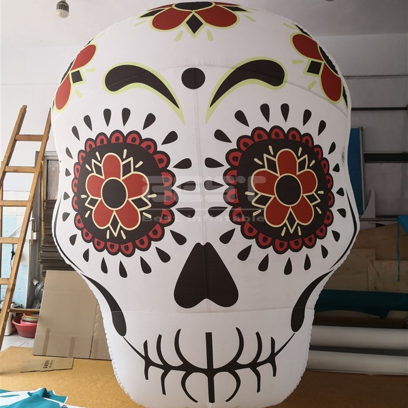 Halloween Crazy decoration inflatable Event decoration halloween Inflatables Inflatable Skull Skeleton Head