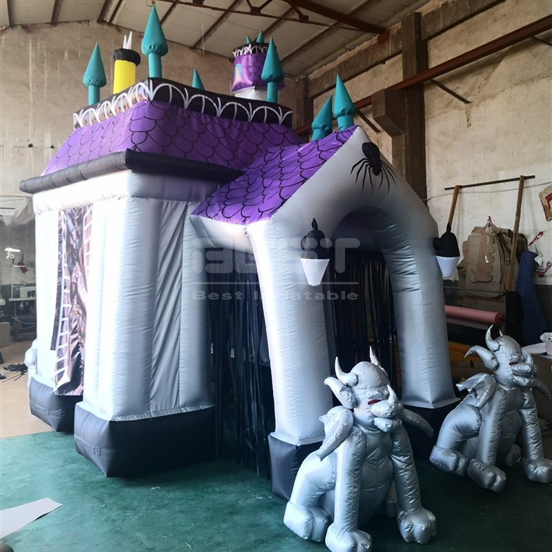 Inflatable Haunted House Inflatable Ghost Castle Bounce House For Halloween Party