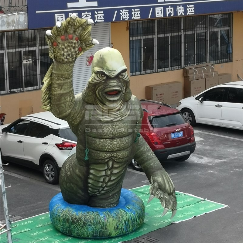Inflatable Halloween Decration Super Heros Killer Croc for Party Events
