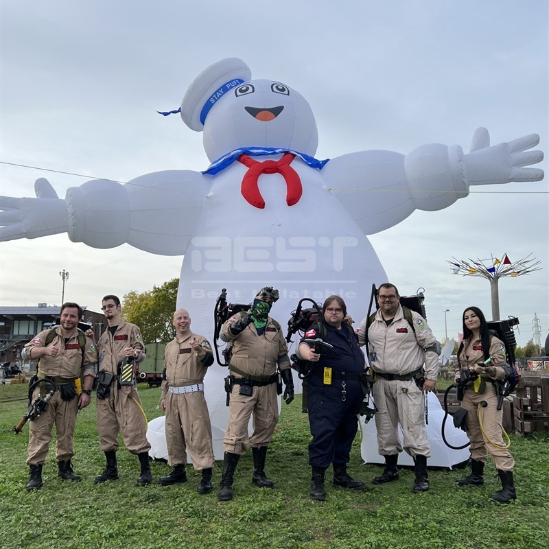 Giant Halloween Event decoration inflatable Cotton candy ghost balloon with factory price