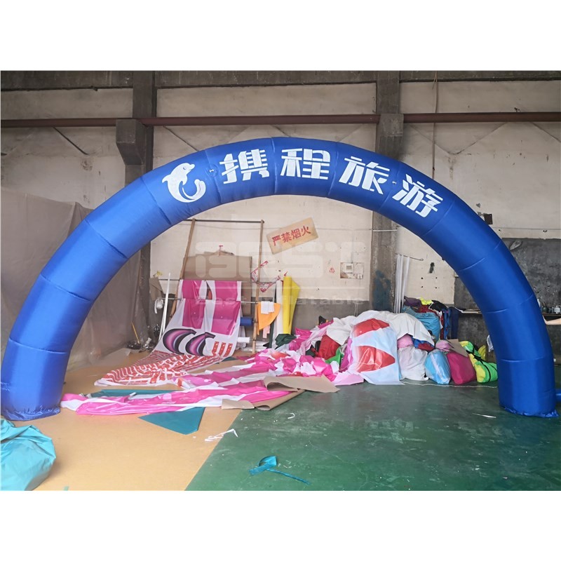 Outdoor Decoration Inflatable Finish Line Entrance Arch Welcome Inflatable Arch Gate with Air Blower