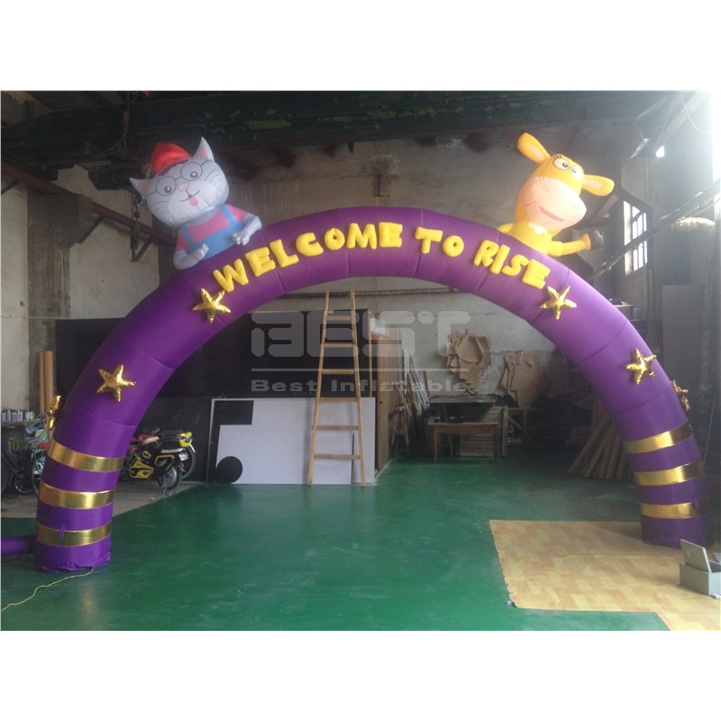 Inflatable Carton Children's Day Custom Advertising Arch inflatable Festival Party Arch