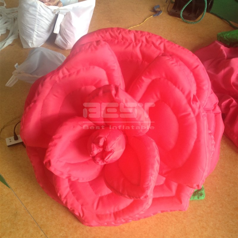 Hot sale style activity stage decor inflatable peony flower balloon for promotion