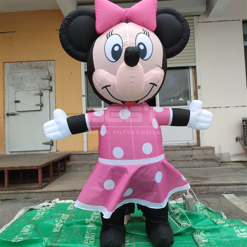 Giant 3D Inflatable Models Customized Blow Up Minnie Character Outdoor Inflatables Carton animal mouse inflatable