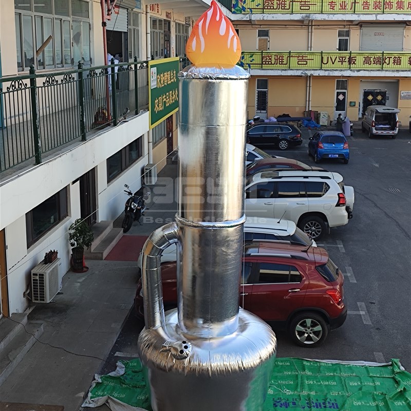 Inflatable PVC Campfire Camping Props Bonfire Party Decor Campfire