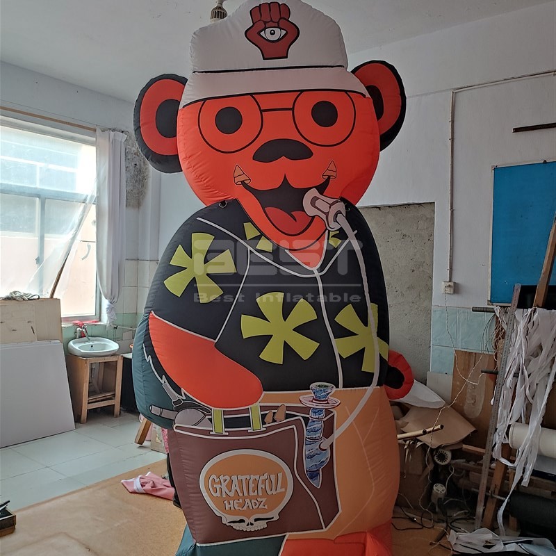 Customized inflatable cartoon bear Inflatable doll model Inflatable advertising model for decoration