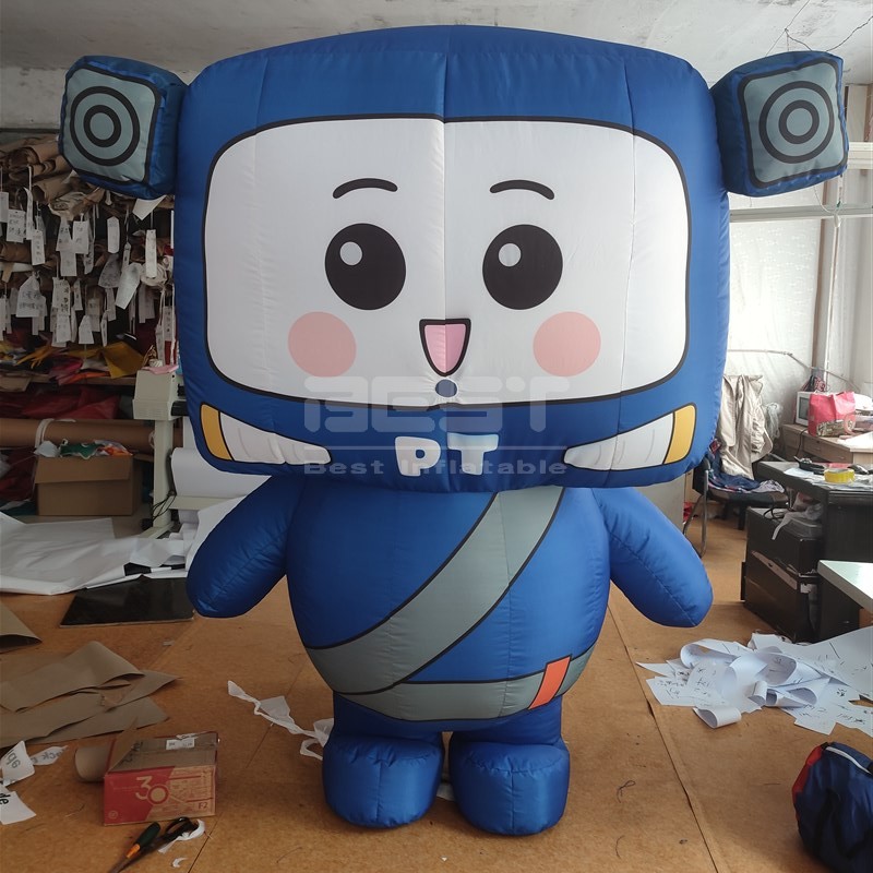 Hot sale customized advertising display decoration inflatable cartoon character