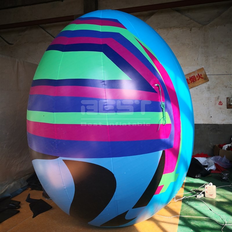 Inflatable decor Easter Egg Balloon Outdoor Courtyard Decoration Balls For Easter Holiday Decor Toys