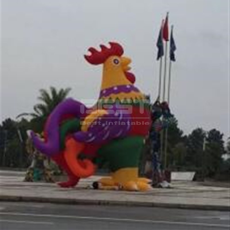 Hot selling inflatable chicken costume for outdoor parade performance