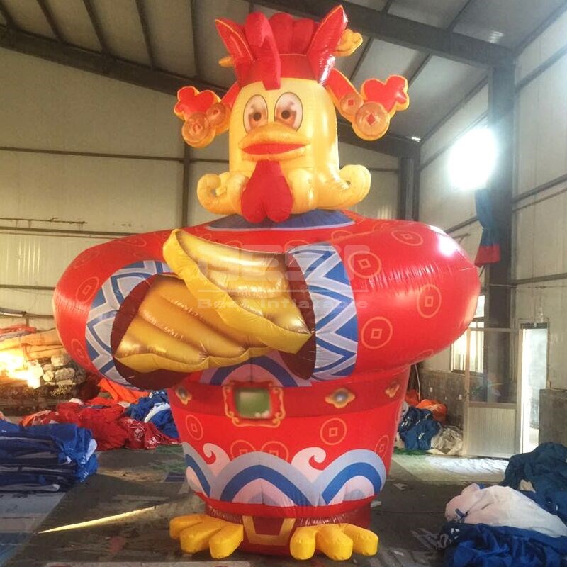 Inflatable Mouse Inflatable the god of wealth Chicken Model Inflatable Animal Cartoon for Decoration or Advertising