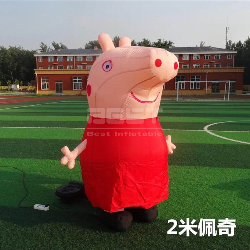 Advertising custom inflatable mascot inflatable peppa pig inflatable cartoon characters