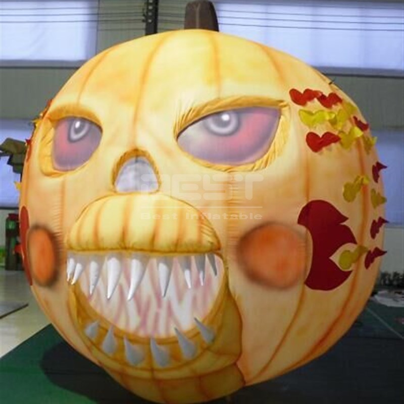 Advertising inflatable halloween pumpkin cartoon inflatable Pumpkin model for halloween decoration