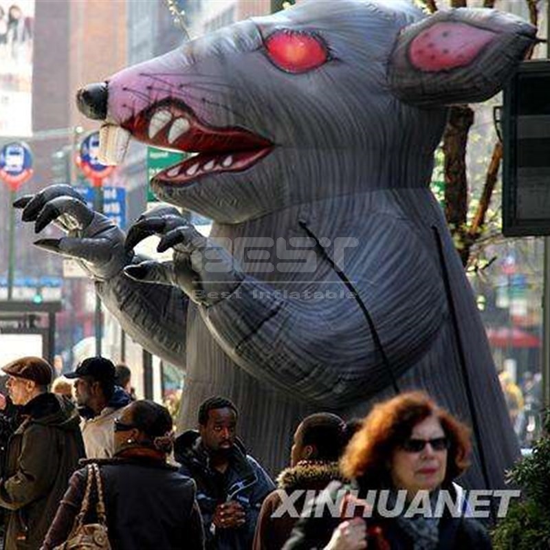 Event Animal Inflatable Cartoon Customized Advertising Event Mouse Giant Inflatable Evil Rat