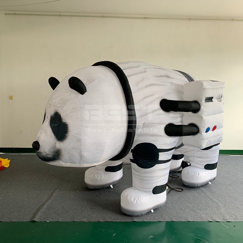 Event decoration inflatable astronaut panda inflatable animal spaceman for indoor event