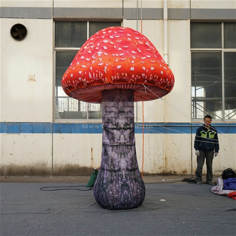 Fashionable Yard Decoration Inflatable Mushroom with led lights 1.jpg