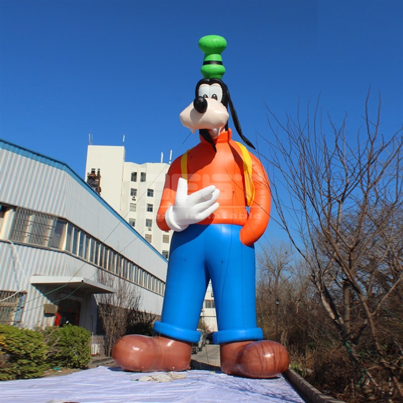 CE certified blue long ears dog Goofy animal cartoon advertising helium outdoor activity advertising inflatable