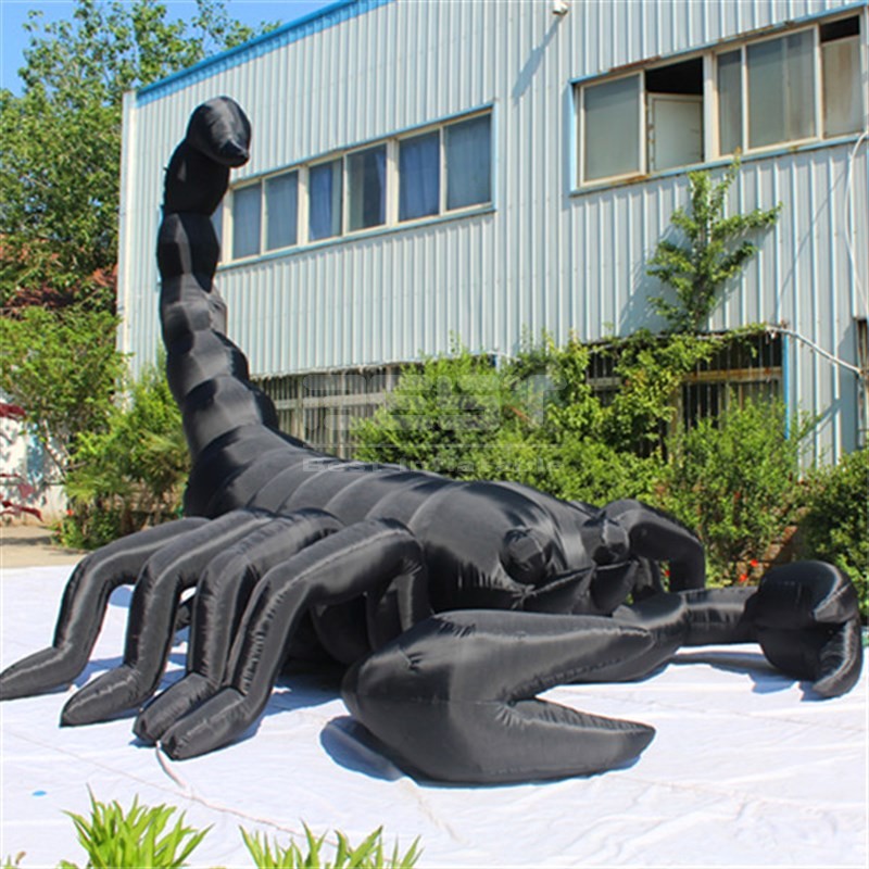 Black Inflatable Balloon Scorpion For Nightclub or Parade Decoration