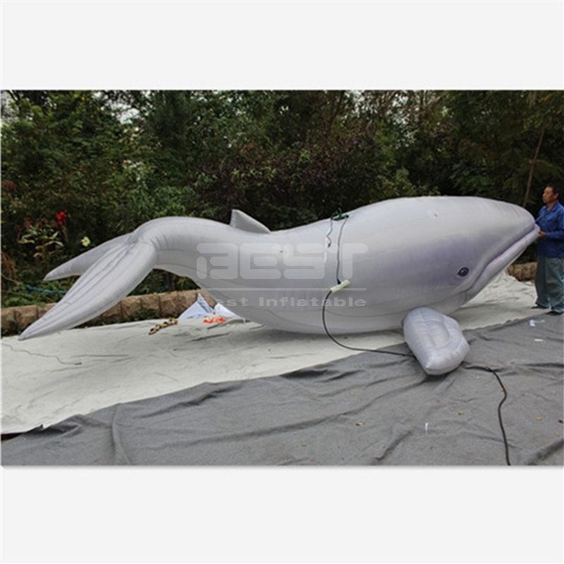 Giant Inflatable Whale Sea Animal Cartoon Model for Marine Party Decoration