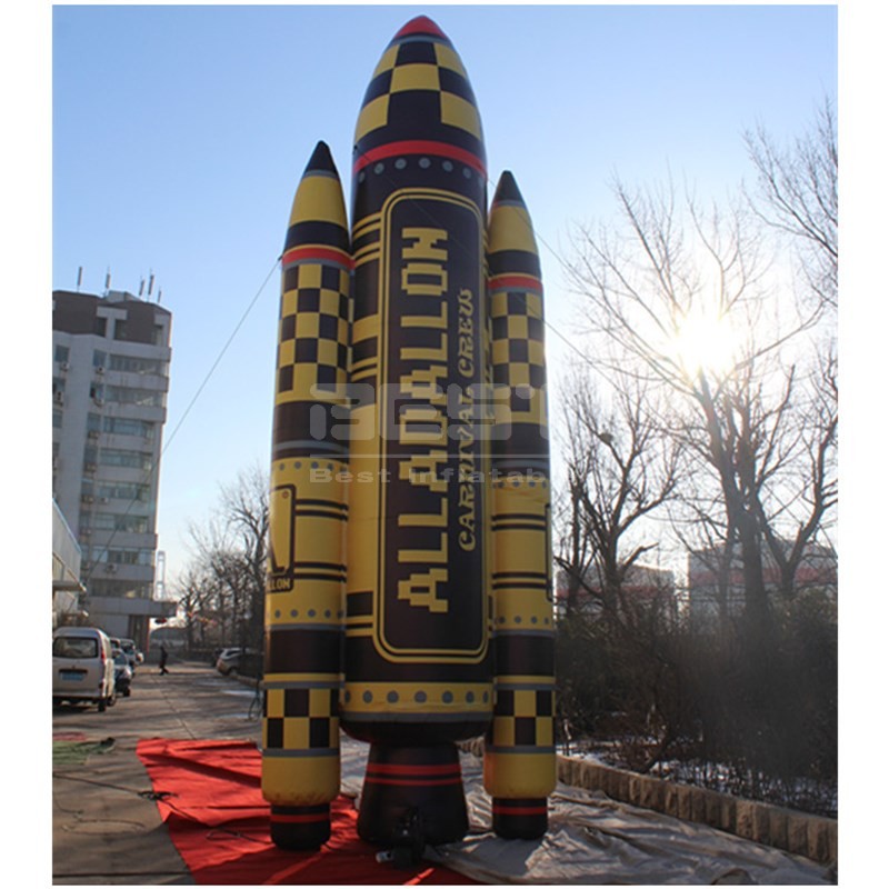 Giant outdoor decoration inflatable spaceship for advertising event
