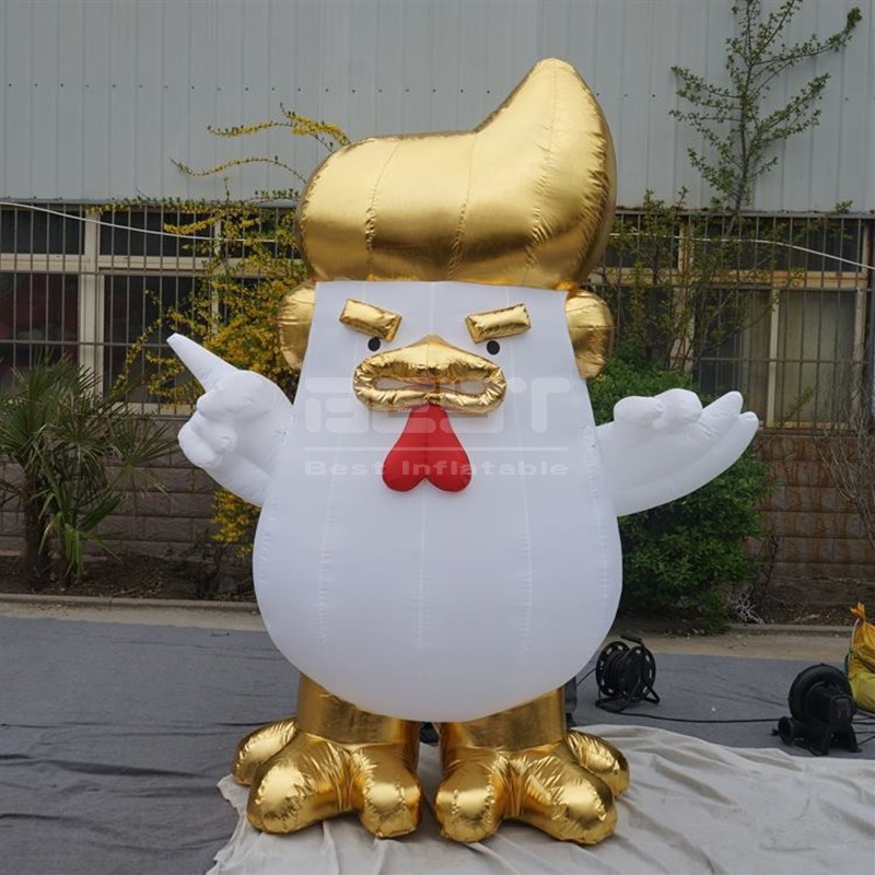 Customized size giant inflatable animal model cute inflatable chicken