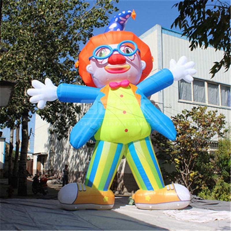 Mr. Clown theme inflatable model cartoon characters,inflatable advertising jaker man model