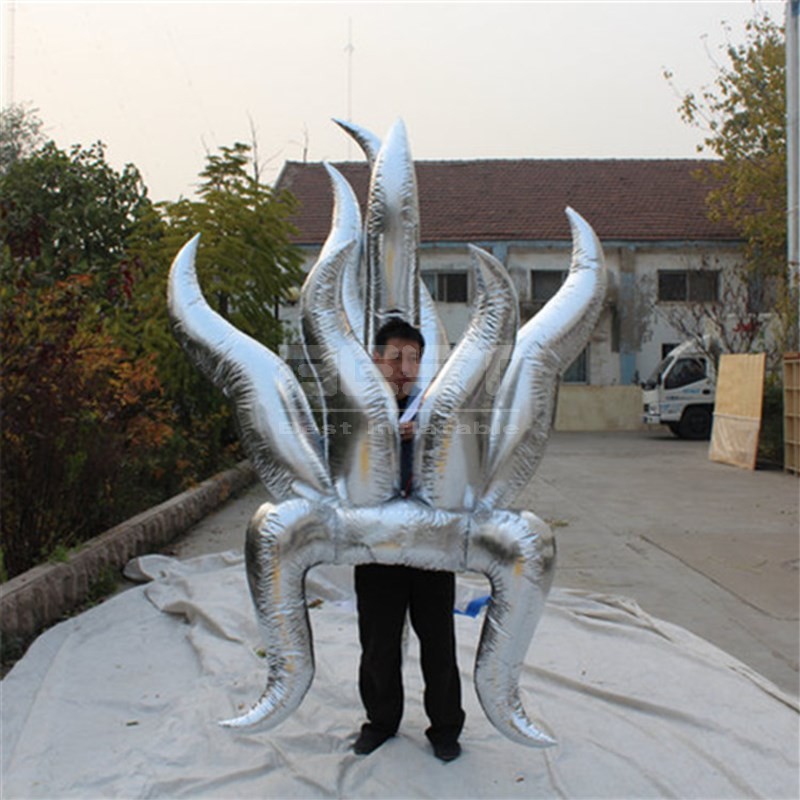 Event Moving Inflatable Fire Wing Decoration Inflatable Customized Parade Model Wing Costume Inflatable