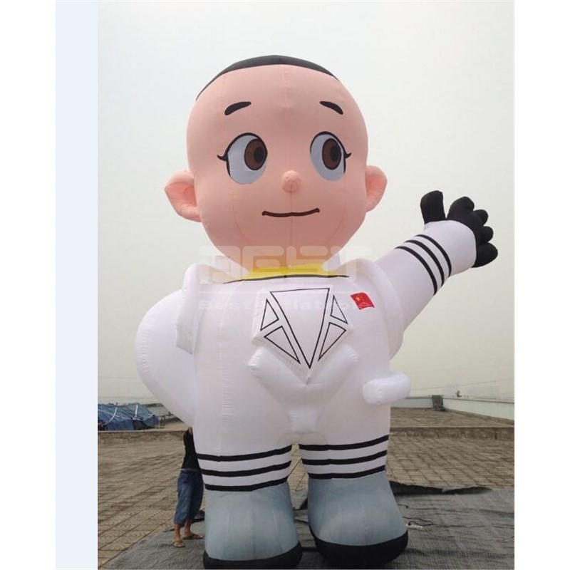 Inflatable Customized Cute Boy Big Head Son Cosplay Cartoon For Advertising Commercial For Adult