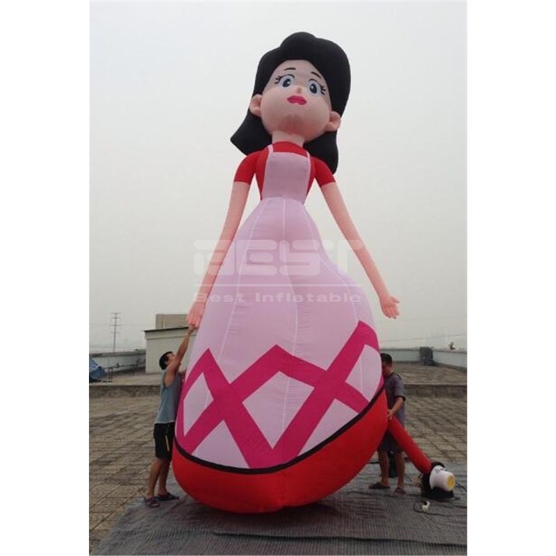 Inflatable cartoon character inflatable apron mom for advertising
