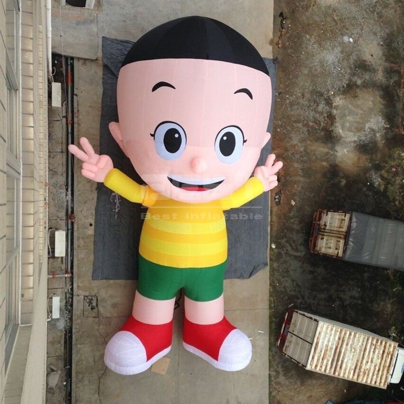 Popular Hot Sale Inflatable Cartoon character big head sun for Kids event decoration