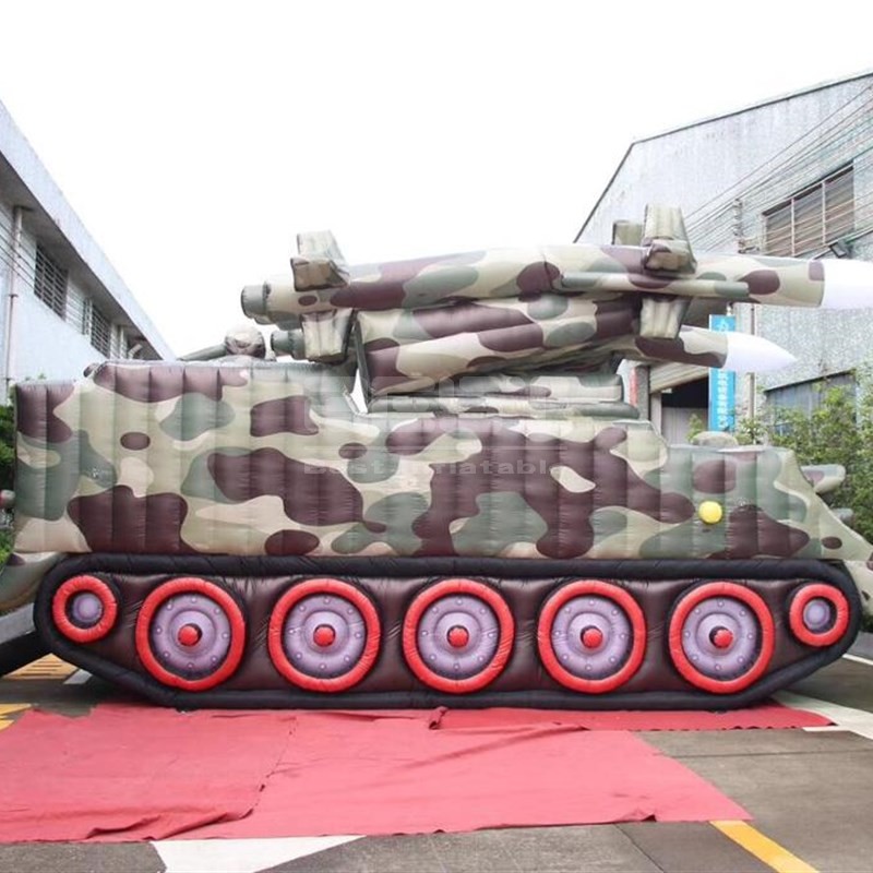 Event Advertising Panzer Inflatable Tank Customized Tank Inflatable For Advertising