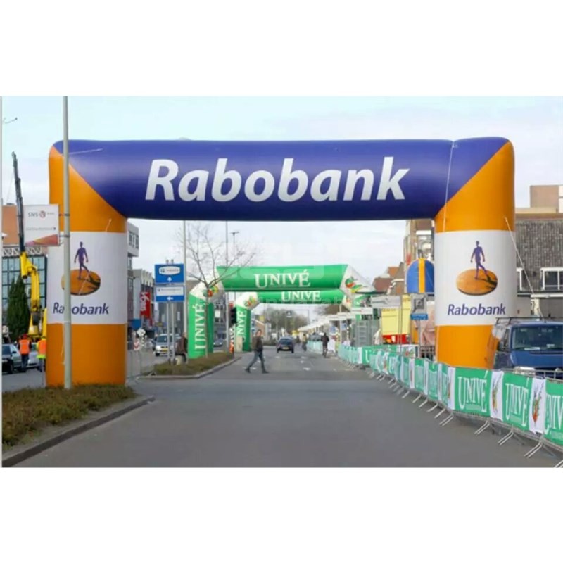 Running Race inflatable start and finish line arch Custom Inflatable Arch