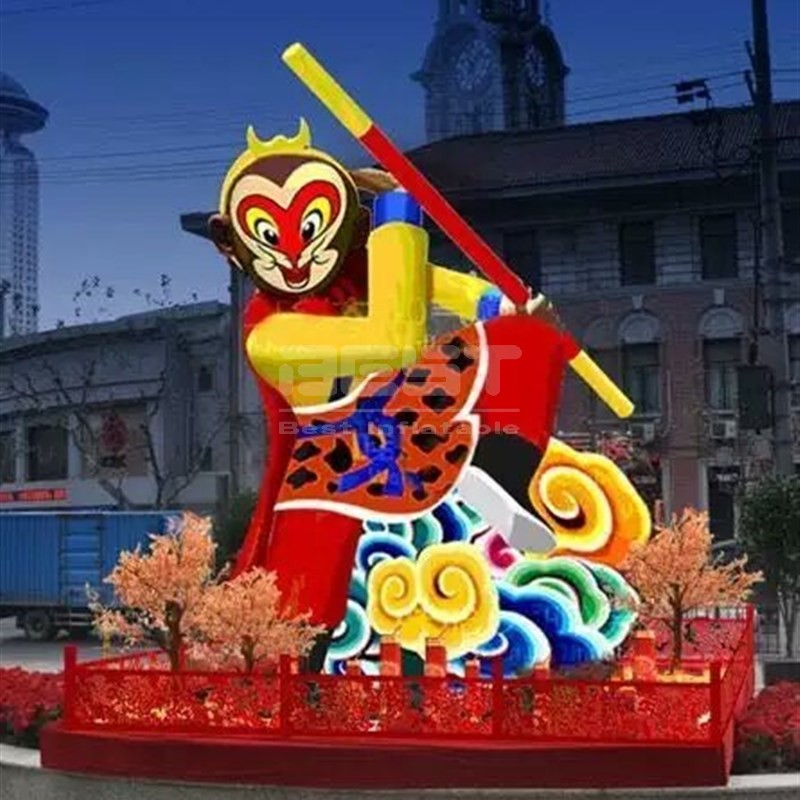 Event Advertising Shopping Mall Decoration Inflatable Monkey King Sun WuKong