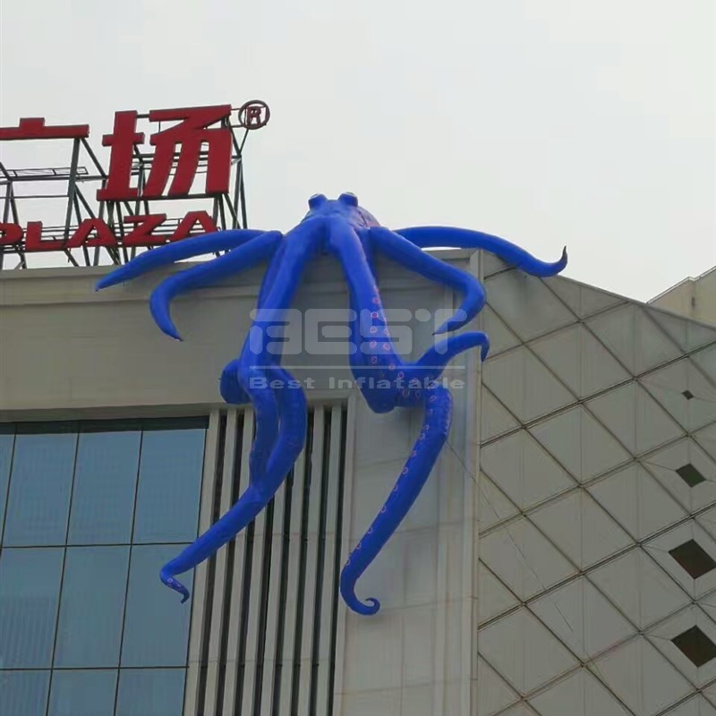 Realistic Inflatable Halloween Octopus Outdoor Stage Party Display Animal Balloons Events Festivals Tent Inflatable Decoration