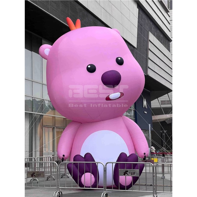 Pink Loopy cartoon inflatable doll Customised Inflatable Advertisement Outdoor Inflatable Model Decoration for sale