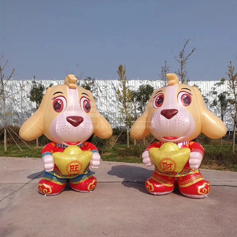 Blow Up Cartoon Doll Pony Dog Model Printed Inflatable Archway Advertising Inflatables