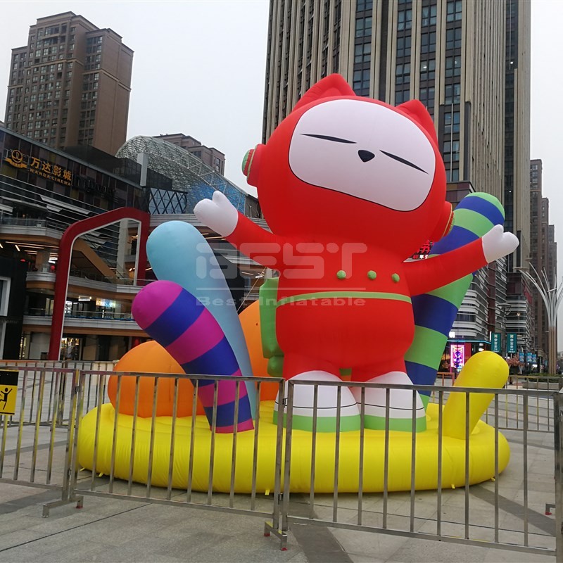 Giant inflatable mascot custom inflatable advertising cat duck cartoon