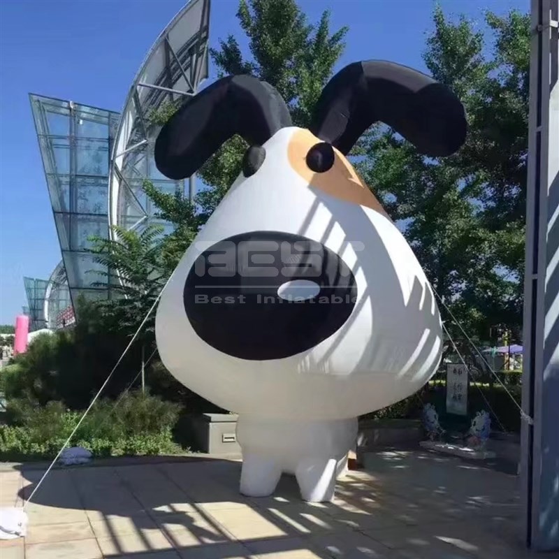 Cute dog for advertising event mascot inflatable blow up cartoon ornaments inflatable costume
