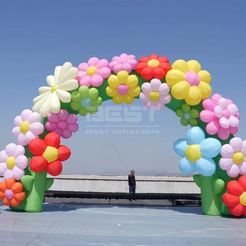 Flower Decoration Inflatable Arch New Design Inflatable Arch Outdoor Event Party Inflatable Arch